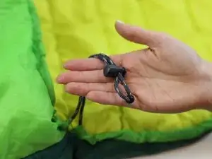 How to Replace the Cord Stopper in a Sleeping Bag
