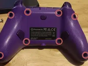 Disassembling PowerA Enhanced 1521747-01 Cover