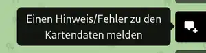 Schaltfäche Hinweis hinzufügen auf OSM.org