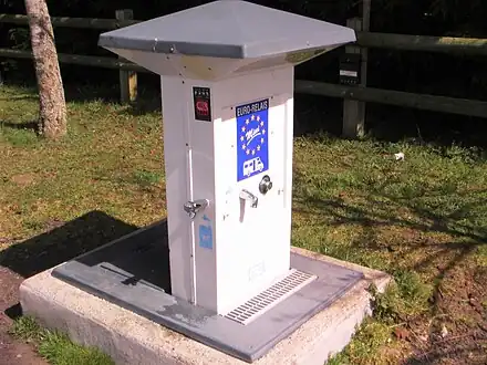 drinking water point at a amenity=sanitary_dump_station
