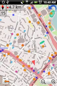 Просмотр/редактирование osm poi/транспорта на карте