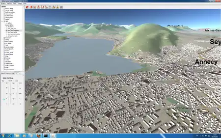 alps terrain OSM-3D.org