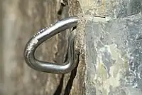 Bolt, suitable for rappeling