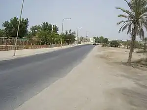 photograph of a tertiary road in Bahrain