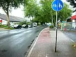Straßenbegleitender Radweg