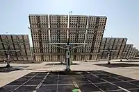 Tip-tilt solar tracker in Qingdao, Shandong, China