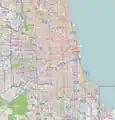 Map of Chicago from OpenStreetMap