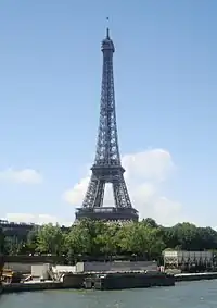 Wieża Eiffel.