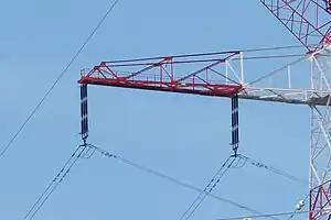 Suspension power line attachment