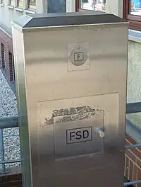 DE: FSD als Säule mit Freischaltelement