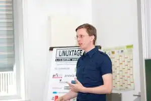 Tyr bei seinem Vortrag