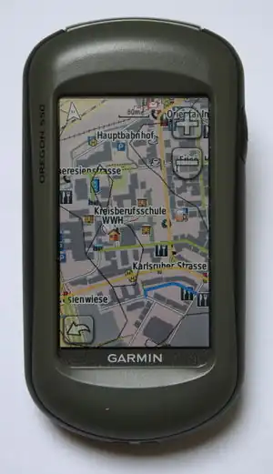 All-in-One map of Heilbronn on a Garmin Oregon