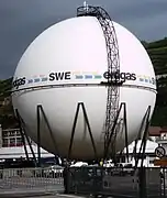 Erdgas-Kugelspeicher