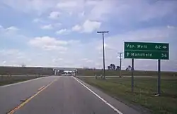 State Route 231 at U.S. Route 30 near Nevada