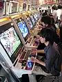 Video Arcade de lucha en Kioto, Japón