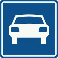 road for motor vehicles (autoweg)