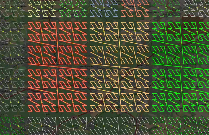 Detalle de la curva envolvente