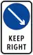 R2-3P (R) KEEP RIGHT