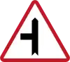 W2-8 (L) ROAD LEFT