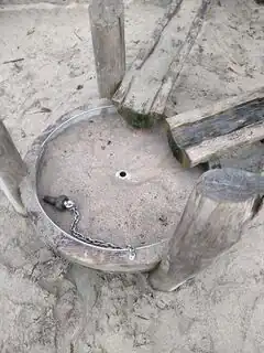 basin with drain and plug