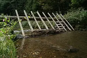 check_dam=beam, check_dam:screen=rake, material=wood, screen:material=wood