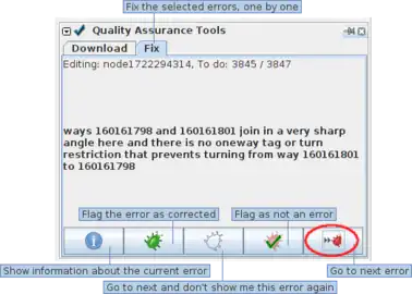 Fehlerkorrektur-Dialog