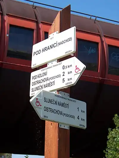 Vozíčkářský rozcestník KČT