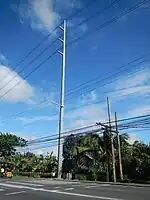 115,000 volt pole, Philippines