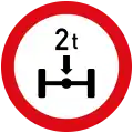 Vienna Convention: maxaxleload=2