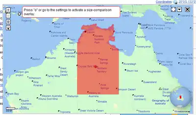 Globo de vista general 3D en la esquina inferior derecha (mostrando una superposición de WIWOSM tanto sobre el mapa como sobre el globo).