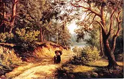 Painting of German landscape