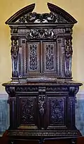 Cupboard; c.1570; wood; height: 246&nbsp;cm; Château d'Écouen[50]