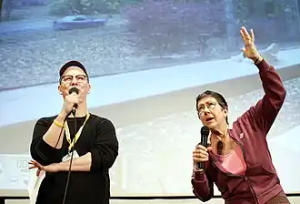 Steve Bognar and Julia Reichert during a masterclass at the 9th Thessaloniki Documentary Festival (2007)