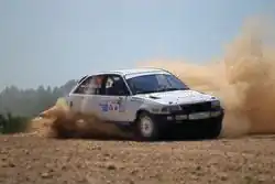 Aleksey Lukyanuk and Aleksey Arnautov at rally Strugi Krasnye 2011 – Russian Rally Cup