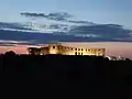Borgholm Castle at night
