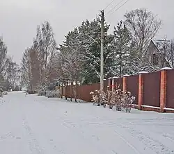 Dvorishchi village, Tsentralnaya St.