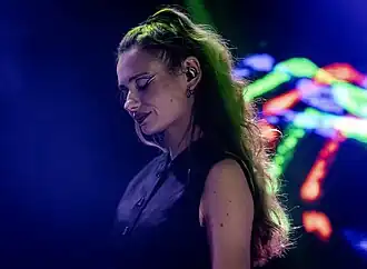 Luna performing in Israel, 2024