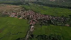 Air view of the village