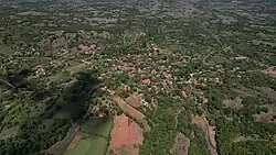 Air view of the village