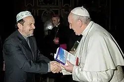 Dr. Habash with the Pope in Vatican 2019