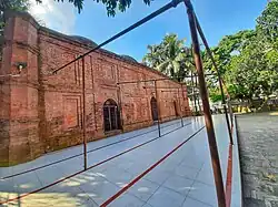 Side view of the mosque