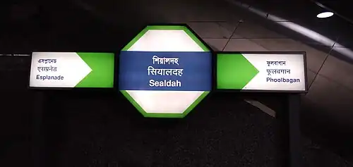 Station Name Plate