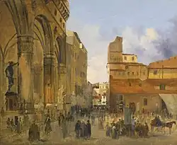 View of the Piazza della Signoria