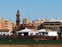 The view of Tavernes Blanques from Saint Michael of the Kings Monastery