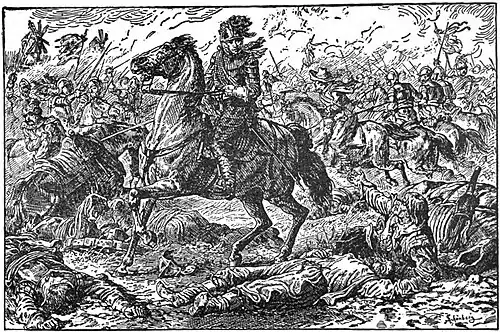 Death of Gustavus Adolphus at Lutzen