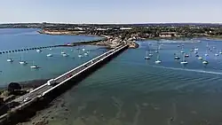 Langstone bridge from Hayling Island