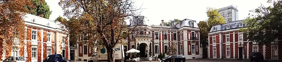 Panorama of Konstanty Zamoyski Palace