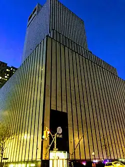 An AT&T building at 811 10th Avenue, at the corner of W. 53rd St.