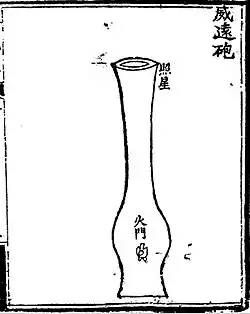 An "awe-inspiring long range cannon" (威遠砲), from the Huolongjing