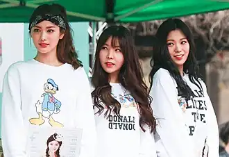 Orange Caramel in 2015 From left to right: Nana, Raina, Lizzy